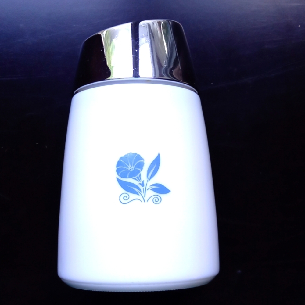 Vintage Blue flower dripcut Starline Sugar dispenser